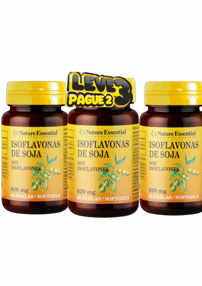 Isoflavonas de soja  Pack 3 unidades